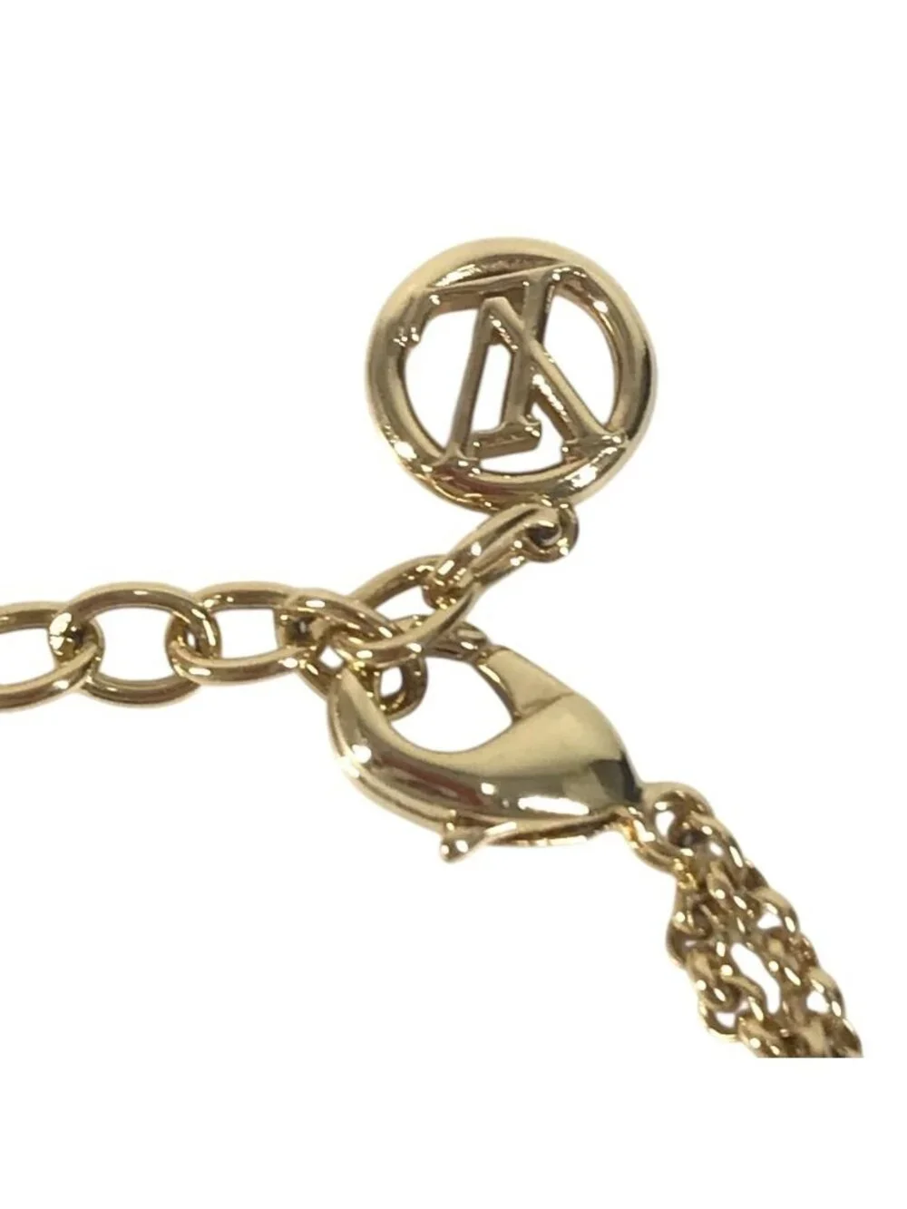 Louis Vuitton Bracelet LV Metal Strass Gold